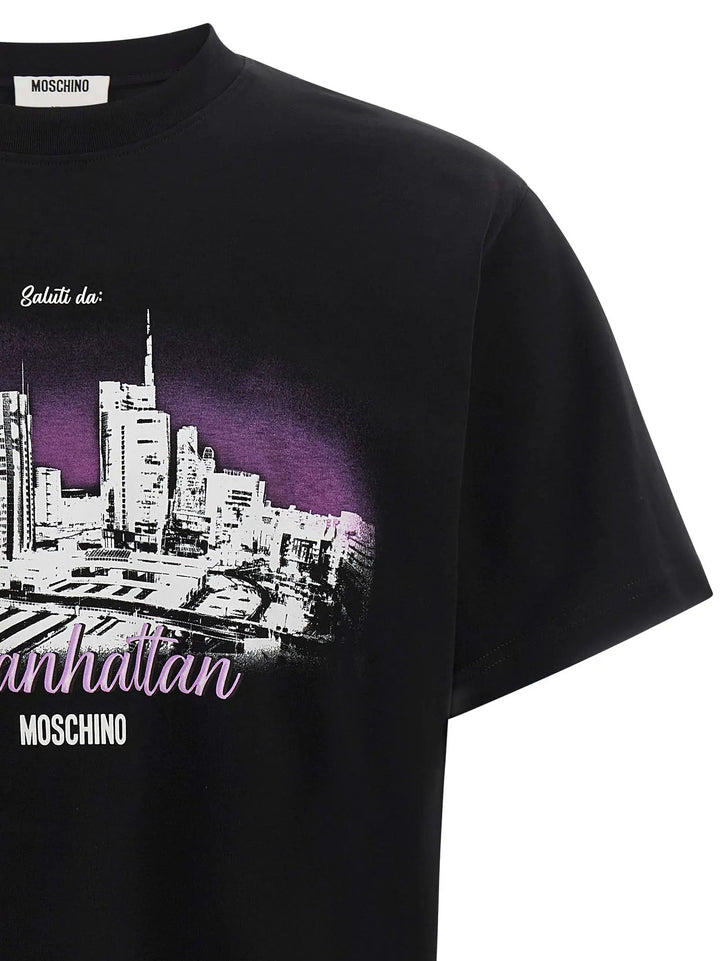 Moschino Sample Sale | Moschino Black Cotton T-Shirt - | Designer outlet
