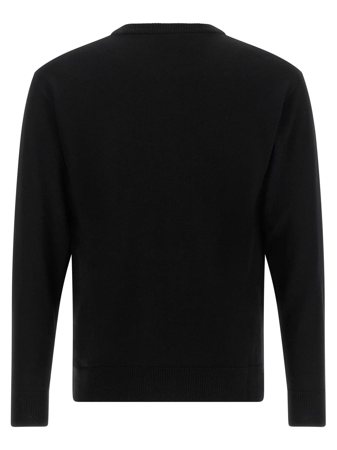 Moschino Sample Sale | Moschino Black Virgin Wool Cardigan - | Designer outlet