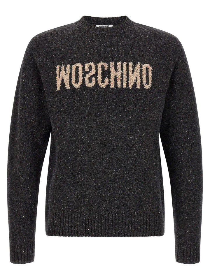 Moschino Sample Sale | Moschino Gray Wool Cardigan - | Designer outlet