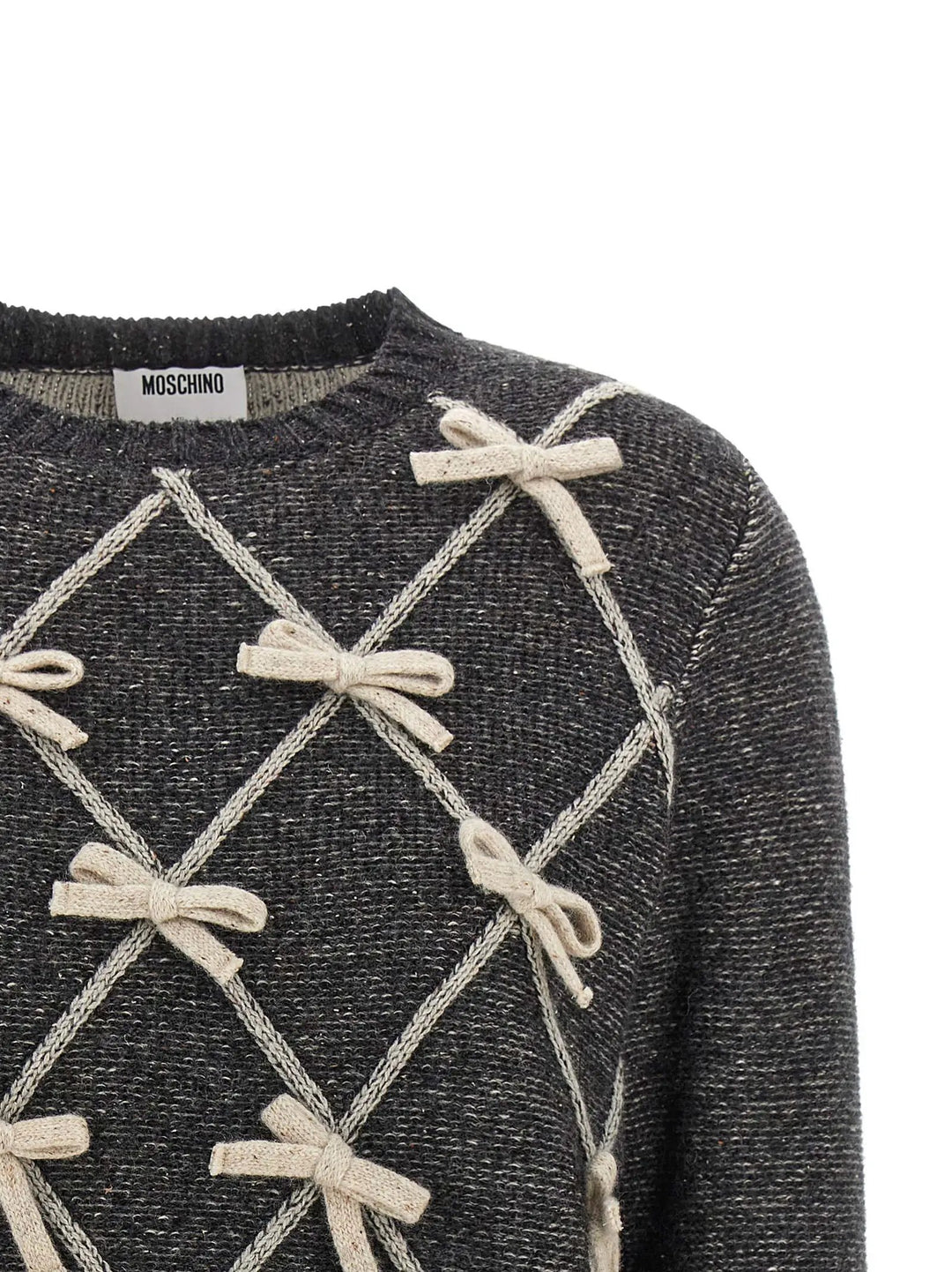 Moschino Sample Sale | Moschino Gray Wool Cardigan - | Designer outlet