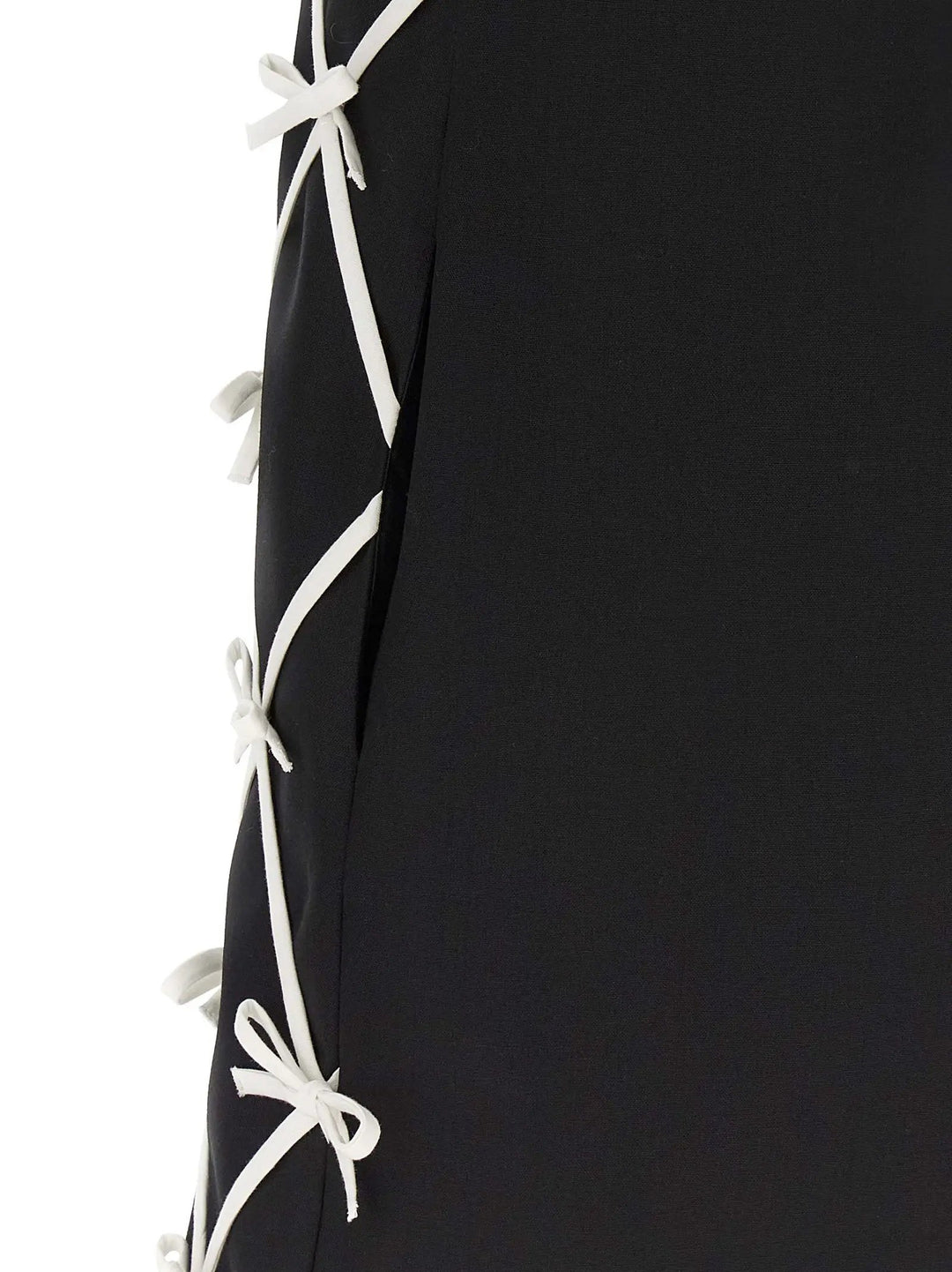 Moschino Sample Sale | Moschino Bicolor Virgin Wool Short Dress - | Designer outlet