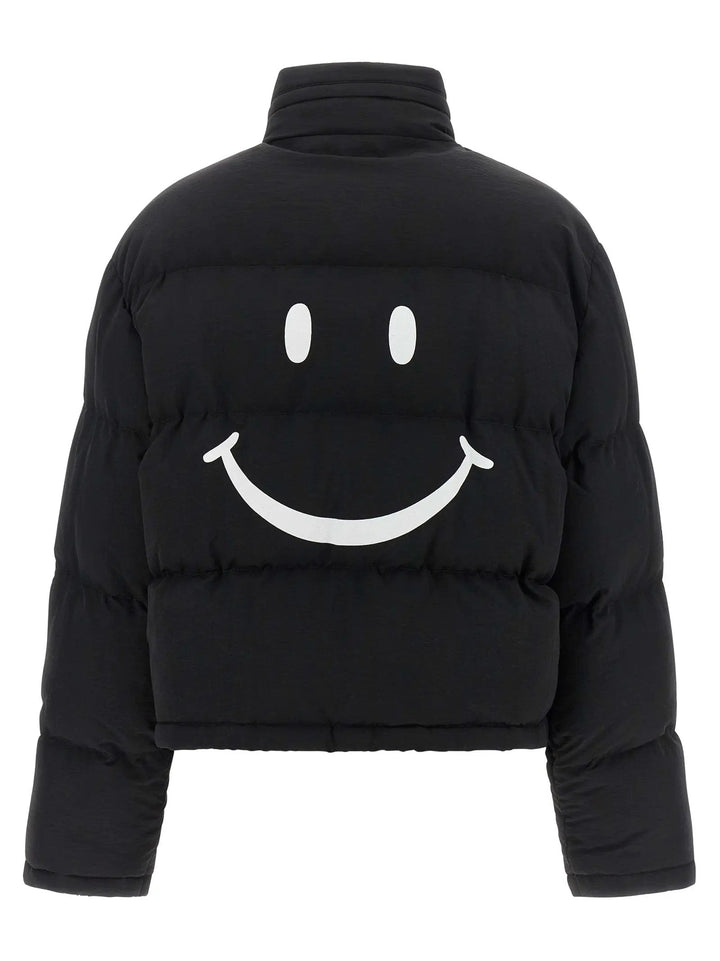 Moschino Sample Sale | Moschino Black Polyamide Bomber - | Designer outlet