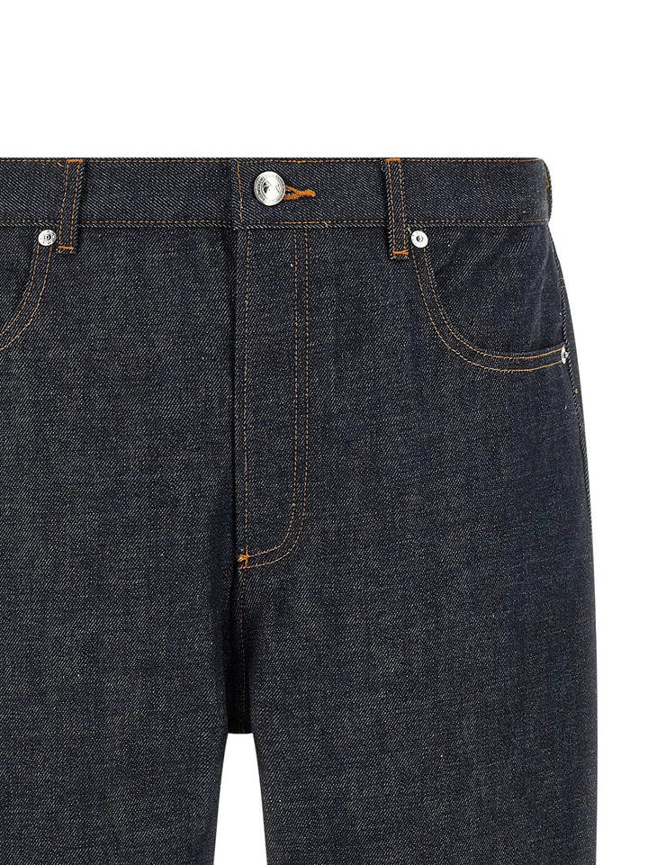 A.P.C. Sample Sale | A.P.C. Blue Cotton Relaxed Fit Jeans - | Designer outlet