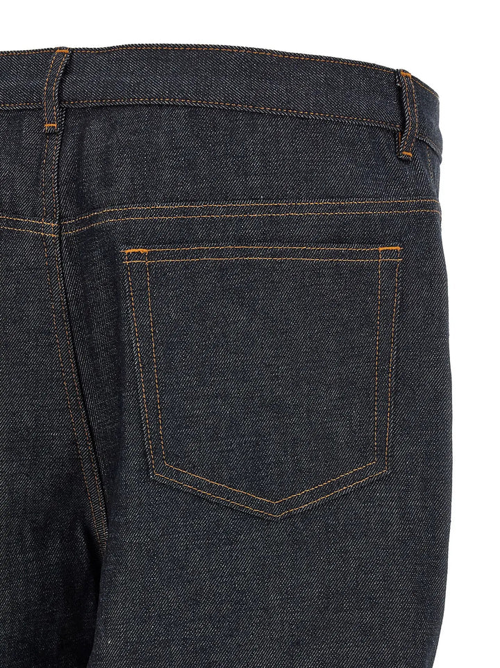 A.P.C. Sample Sale | A.P.C. Blue Cotton Relaxed Fit Jeans - | Designer outlet
