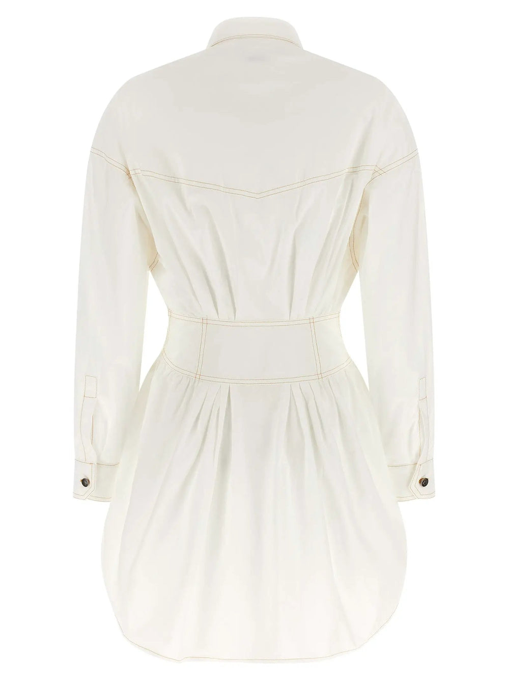Versace Sample Sale | Versace White Cotton Short Dress - | Designer outlet