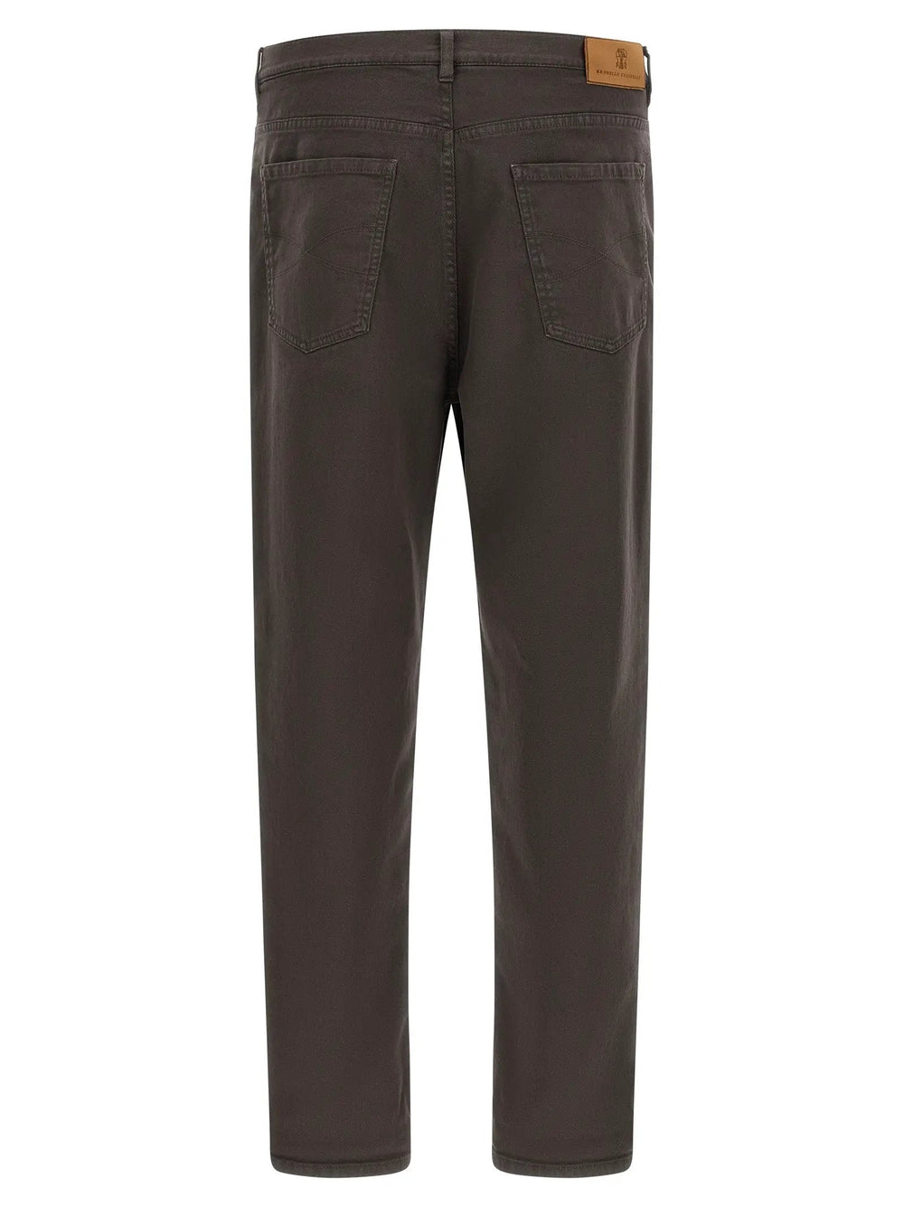Brunello Cucinelli Sample Sale | Brunello Cucinelli Brown Cotton Straight-Leg Jeans - | Designer outlet