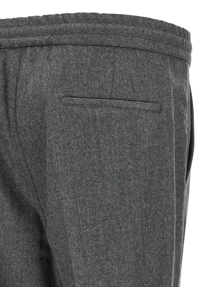 Brunello Cucinelli Sample Sale | Brunello Cucinelli Gray Virgin Wool Casual Pants - | Designer outlet