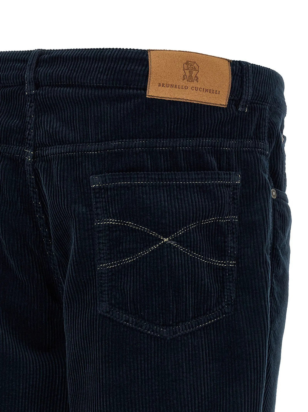 Brunello Cucinelli Sample Sale | Brunello Cucinelli Blue Cotton Casual Pants - | Designer outlet