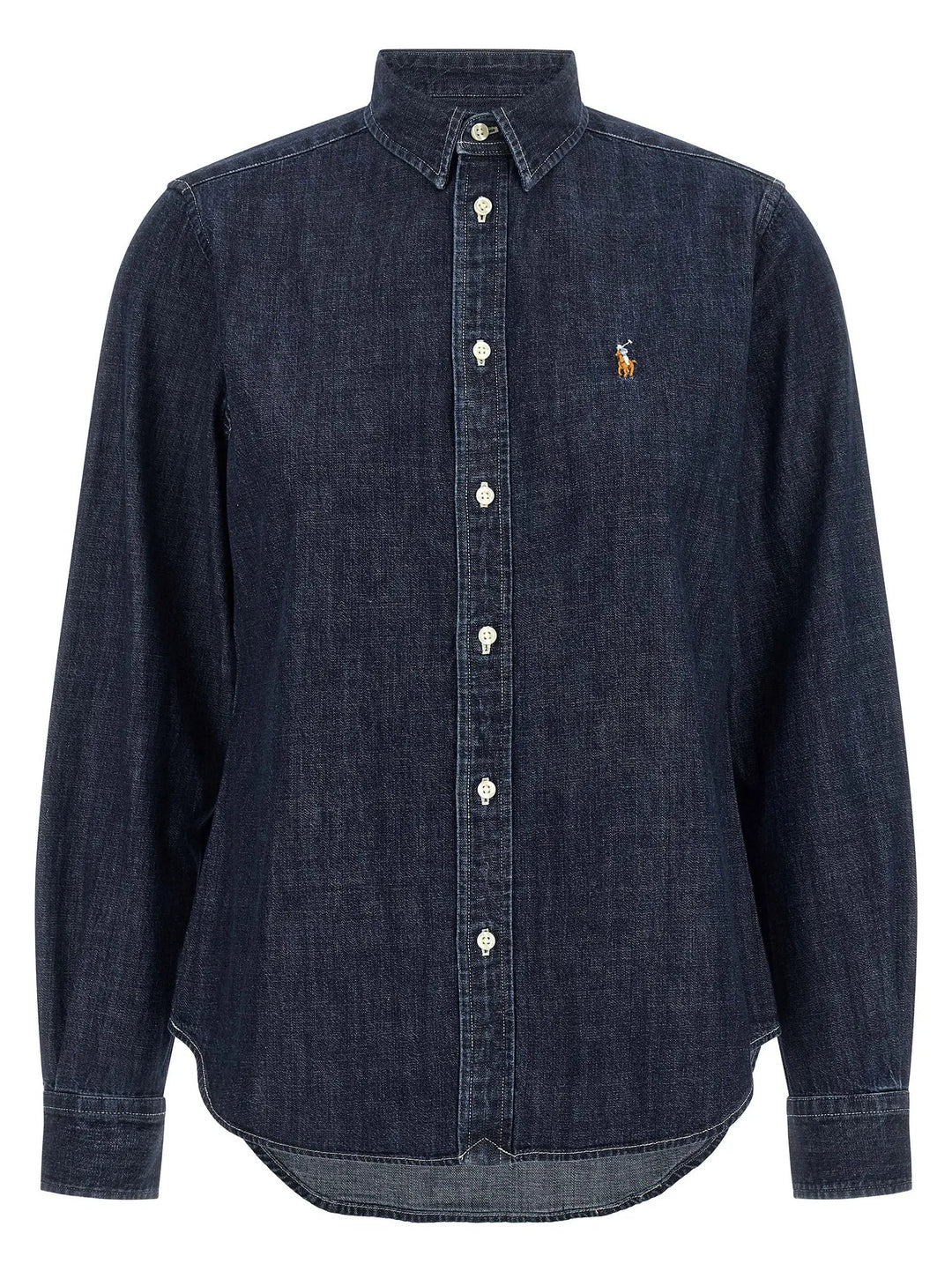 Polo Ralph Lauren Sample Sale | Polo Ralph Lauren Blue Cotton Blouse - | Designer outlet