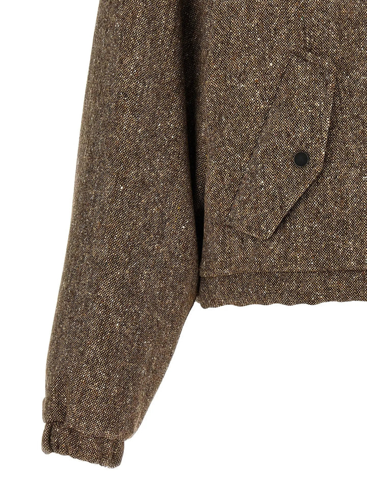 Brunello Cucinelli Sample Sale | Brunello Cucinelli Brown Virgin Wool Full-Length Jacket - | Designer outlet