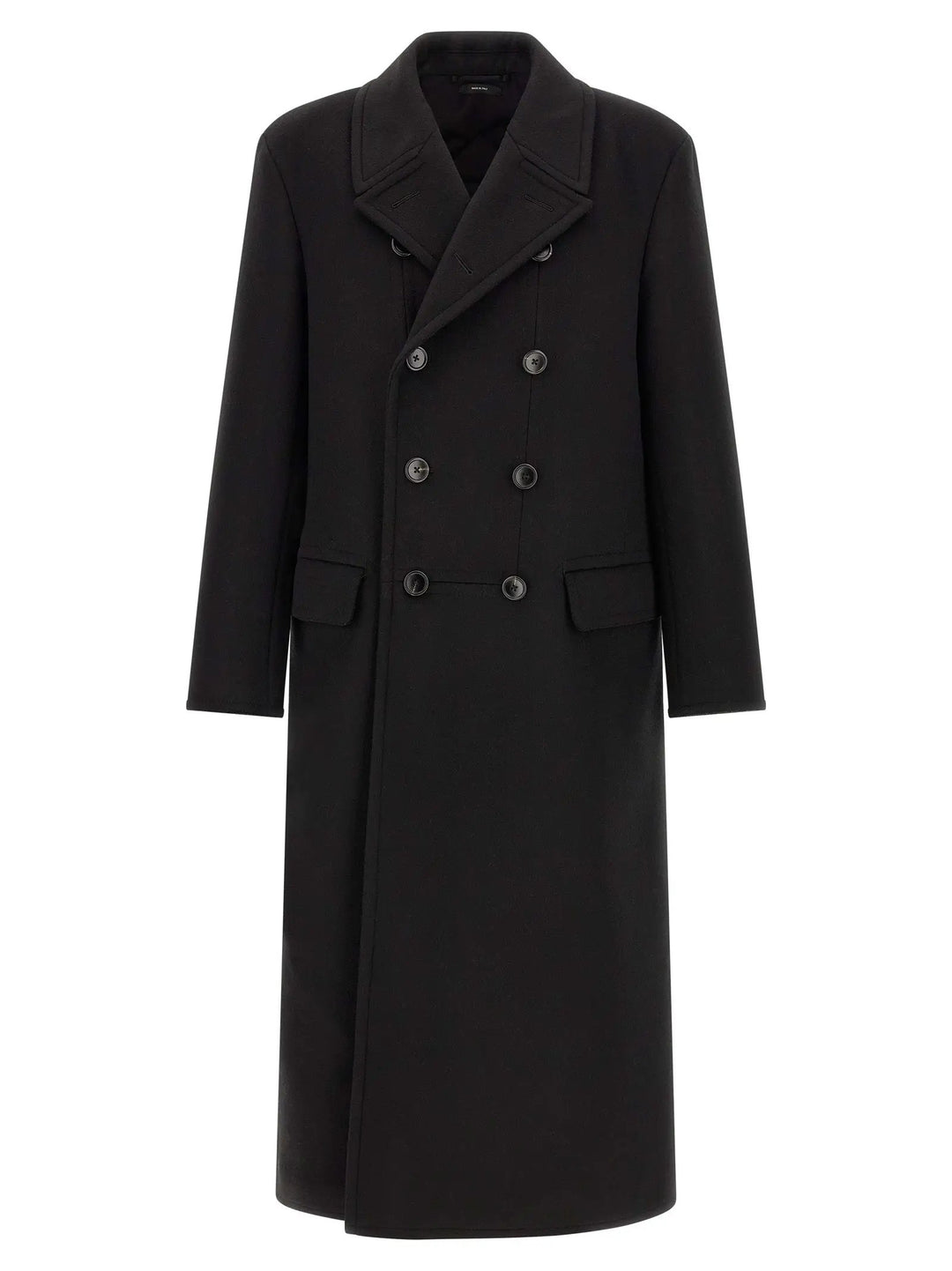 Tom Ford Sample Sale | Tom Ford Black Virgin Wool Coat - | Designer outlet