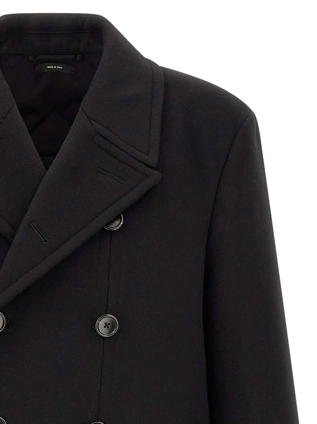 Tom Ford Sample Sale | Tom Ford Black Virgin Wool Coat - | Designer outlet
