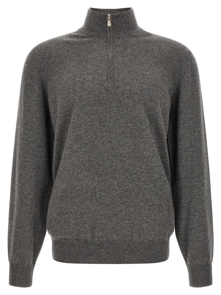 Brunello Cucinelli Sample Sale | Brunello Cucinelli Gray Cashmere Cardigan - | Designer outlet