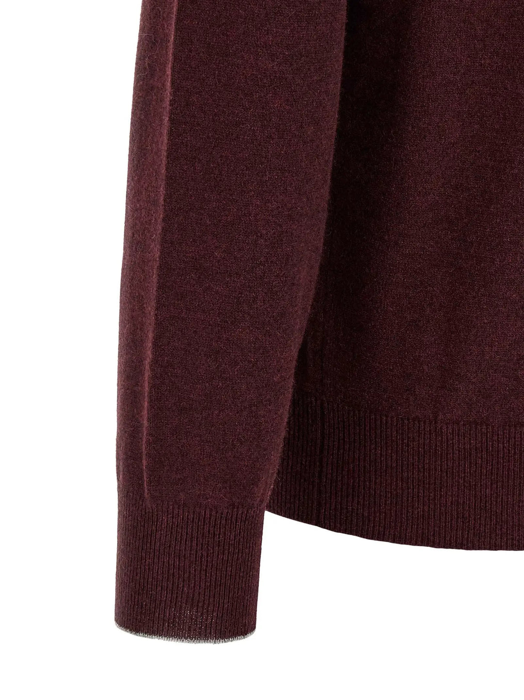 Brunello Cucinelli Sample Sale | Brunello Cucinelli Bordeaux Cashmere Cardigan - | Designer outlet