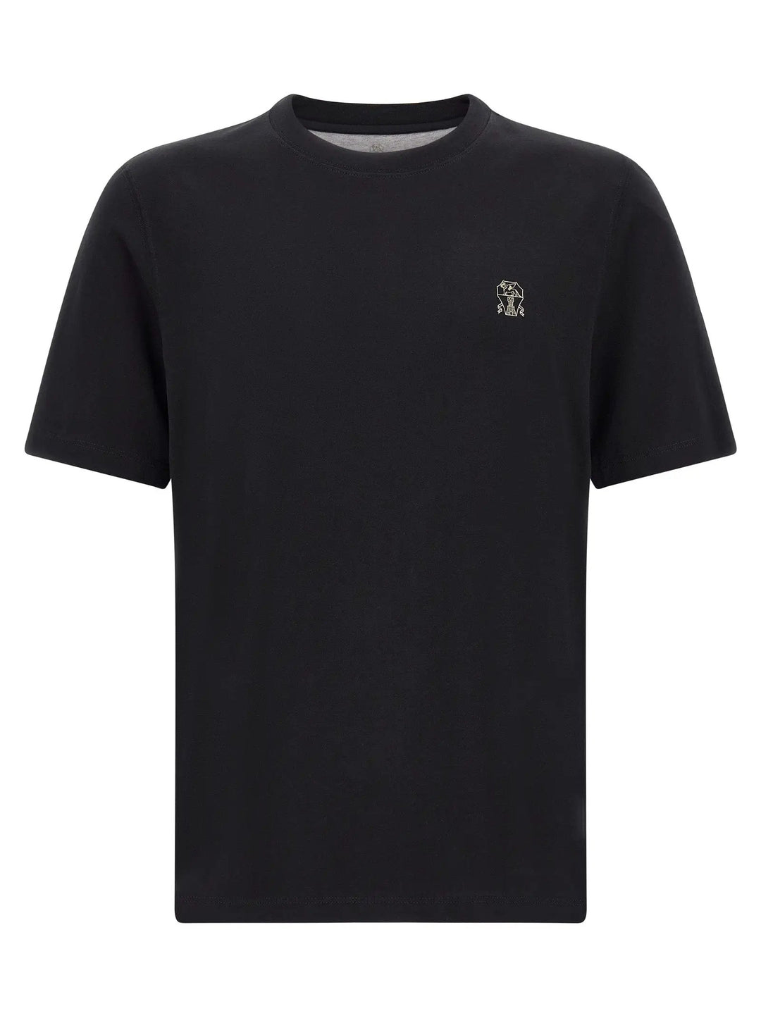 Brunello Cucinelli Sample Sale | Brunello Cucinelli Black Cotton T-Shirt - | Designer outlet
