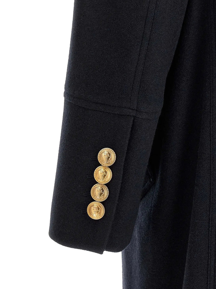 Brunello Cucinelli Sample Sale | Brunello Cucinelli Blue Cashmere Coat - | Designer outlet