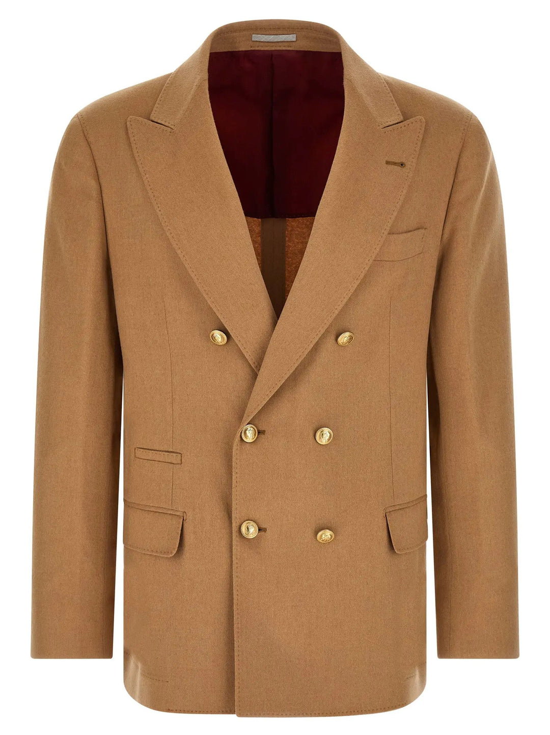 Brunello Cucinelli Sample Sale | Brunello Cucinelli Beige Camel Hair Blazer - | Designer outlet