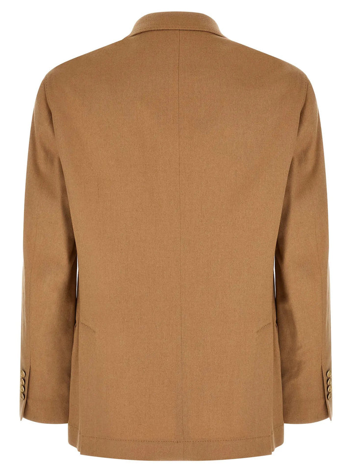 Brunello Cucinelli Sample Sale | Brunello Cucinelli Beige Camel Hair Blazer - | Designer outlet