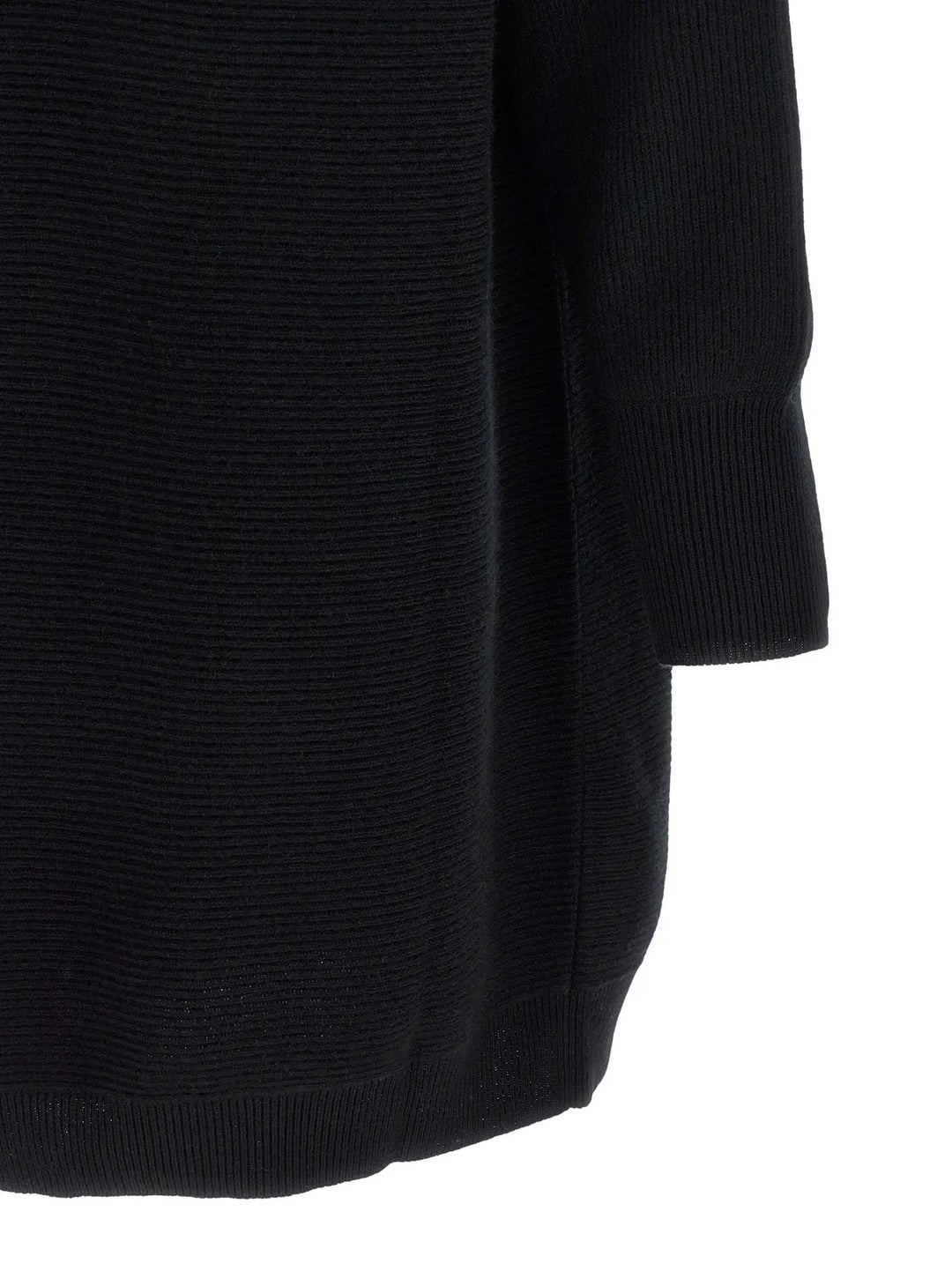 Brunello Cucinelli Sample Sale | Brunello Cucinelli Black Virgin Wool Short Dress - | Designer outlet