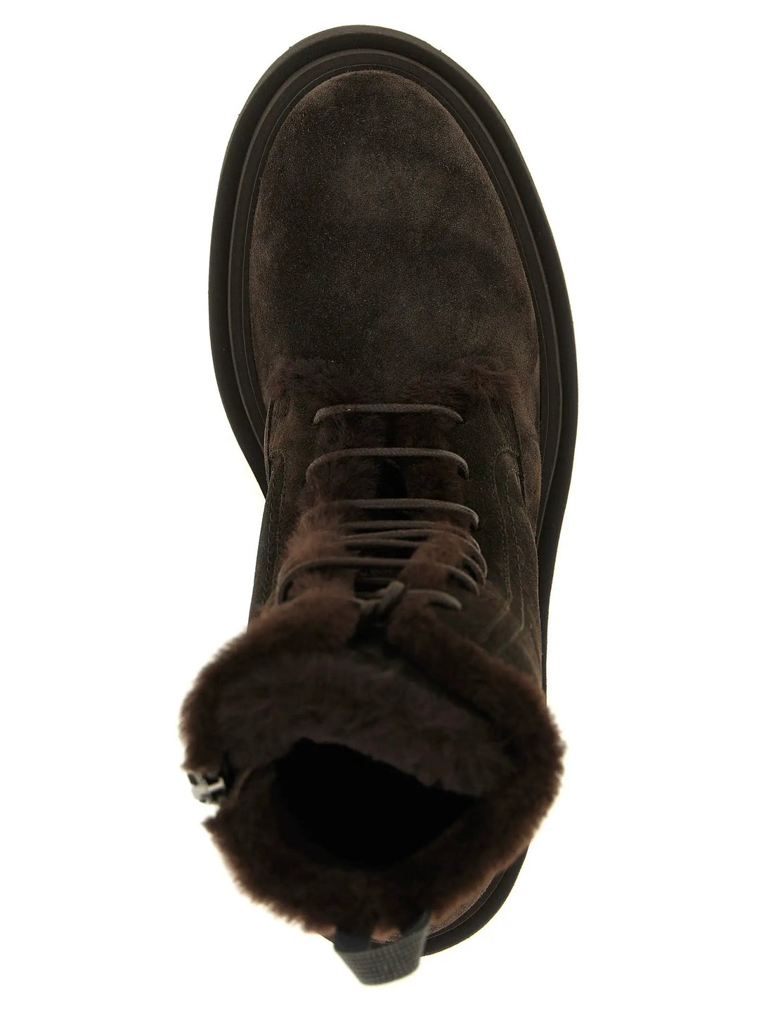 Brunello Cucinelli Sample Sale | Brunello Cucinelli Brown Calfskin Lace-Up Boots - | Designer outlet