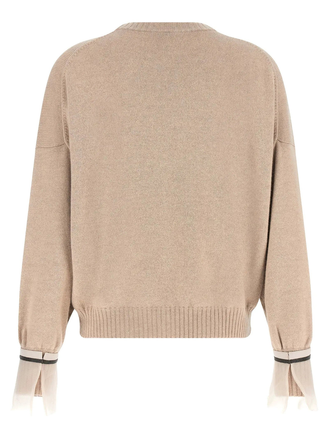 Brunello Cucinelli Sample Sale | Brunello Cucinelli Beige Cashmere Cardigan - | Designer outlet