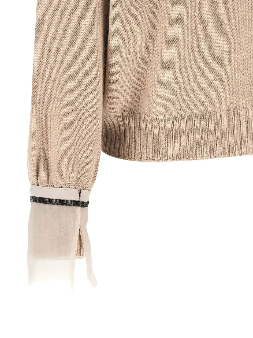Brunello Cucinelli Sample Sale | Brunello Cucinelli Beige Cashmere Cardigan - | Designer outlet