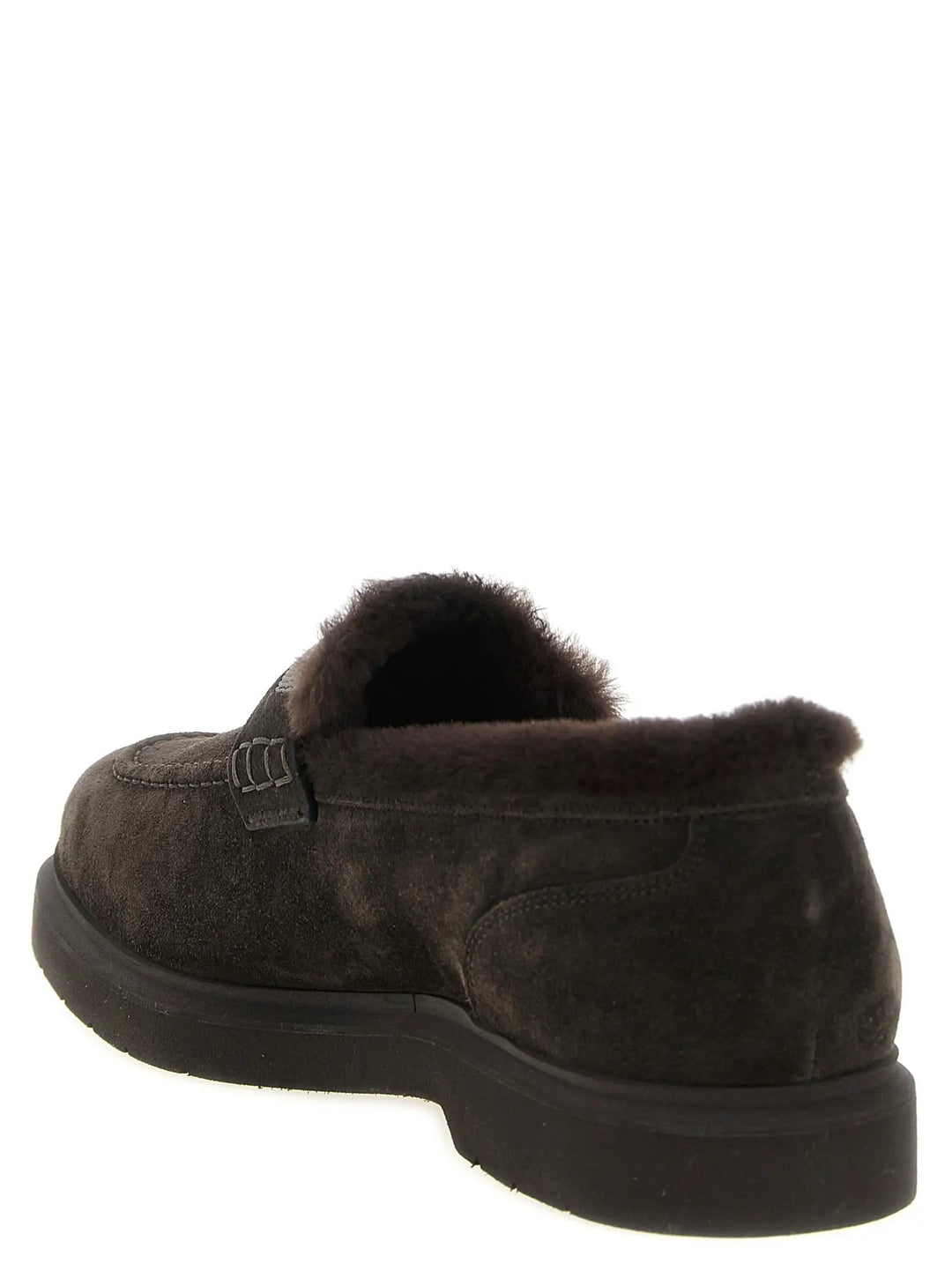 Brunello Cucinelli Sample Sale | Brunello Cucinelli Brown Calfskin Slip-On Loafers - | Designer outlet