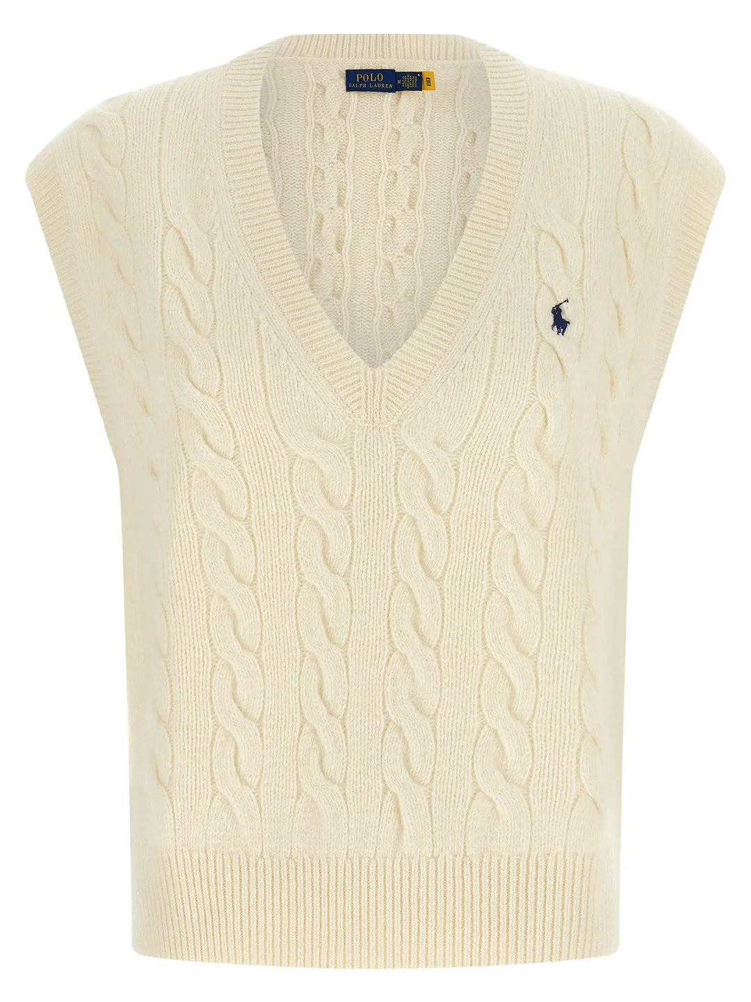 Polo Ralph Lauren Sample Sale | Polo Ralph Lauren White Wool Sleeveless Jacket - | Designer outlet