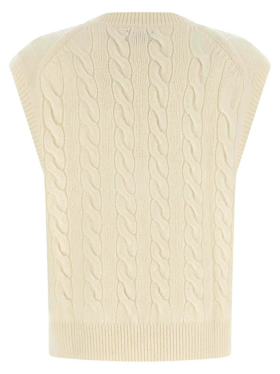 Polo Ralph Lauren Sample Sale | Polo Ralph Lauren White Wool Sleeveless Jacket - | Designer outlet
