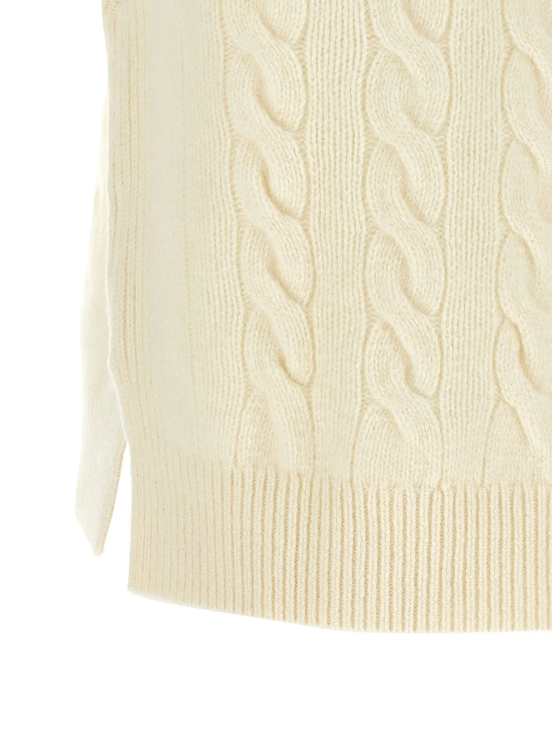 Polo Ralph Lauren Sample Sale | Polo Ralph Lauren White Wool Sleeveless Jacket - | Designer outlet