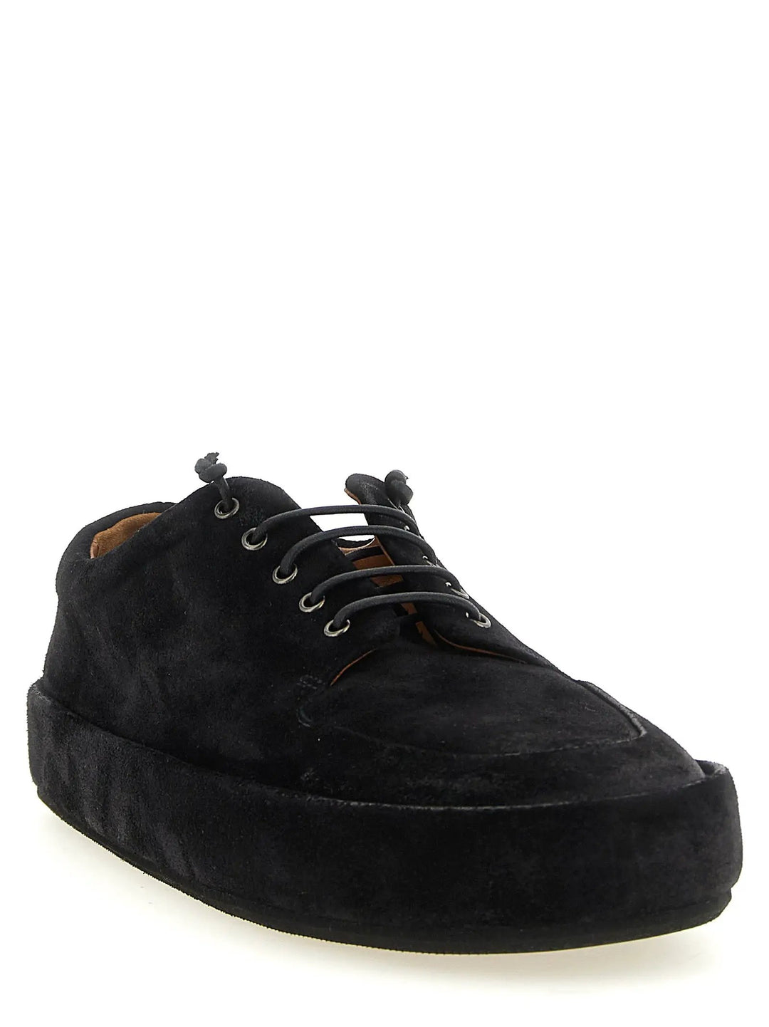 Marsell Sample Sale | Marsell Black Calfskin Oxfords And Derbies - | Designer outlet