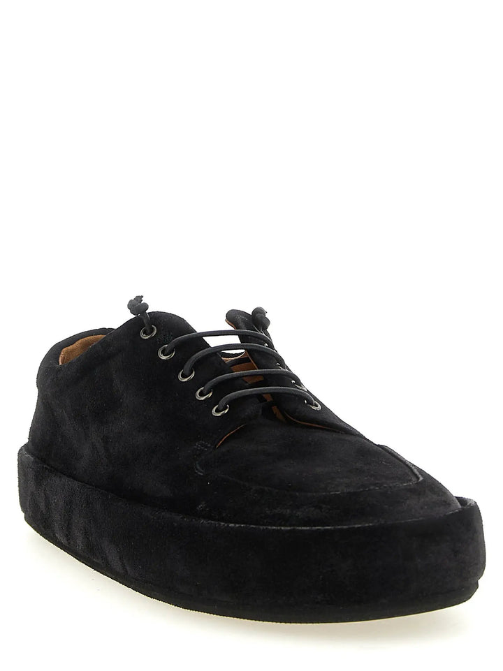 Marsell Sample Sale | Marsell Black Calfskin Oxfords And Derbies - | Designer outlet
