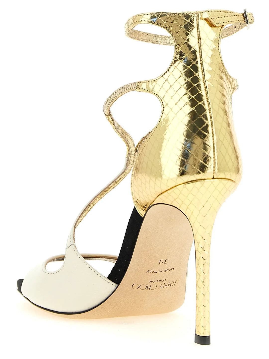 Jimmy Choo Sample Sale | Jimmy Choo Multicolor Leather Stiletto Heel Sandals - | Designer outlet