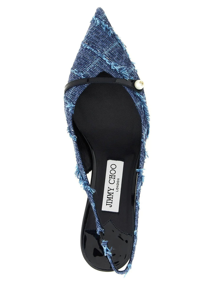Jimmy Choo Sample Sale | Jimmy Choo Multicolor Tencel Mid Heel Pumps - | Designer outlet