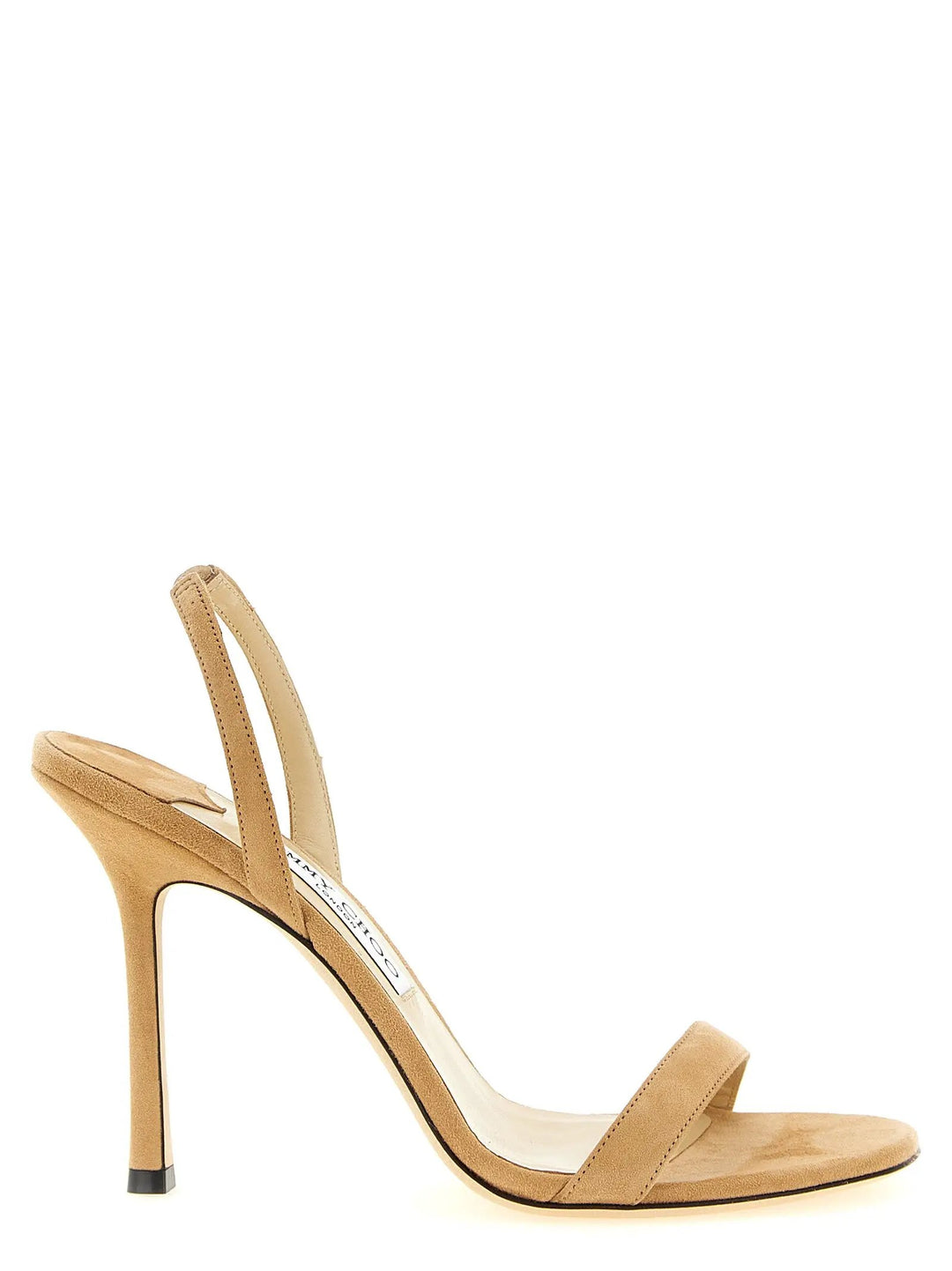 Jimmy Choo Sample Sale | Jimmy Choo Beige Leather Stiletto Heel Sandals - | Designer outlet