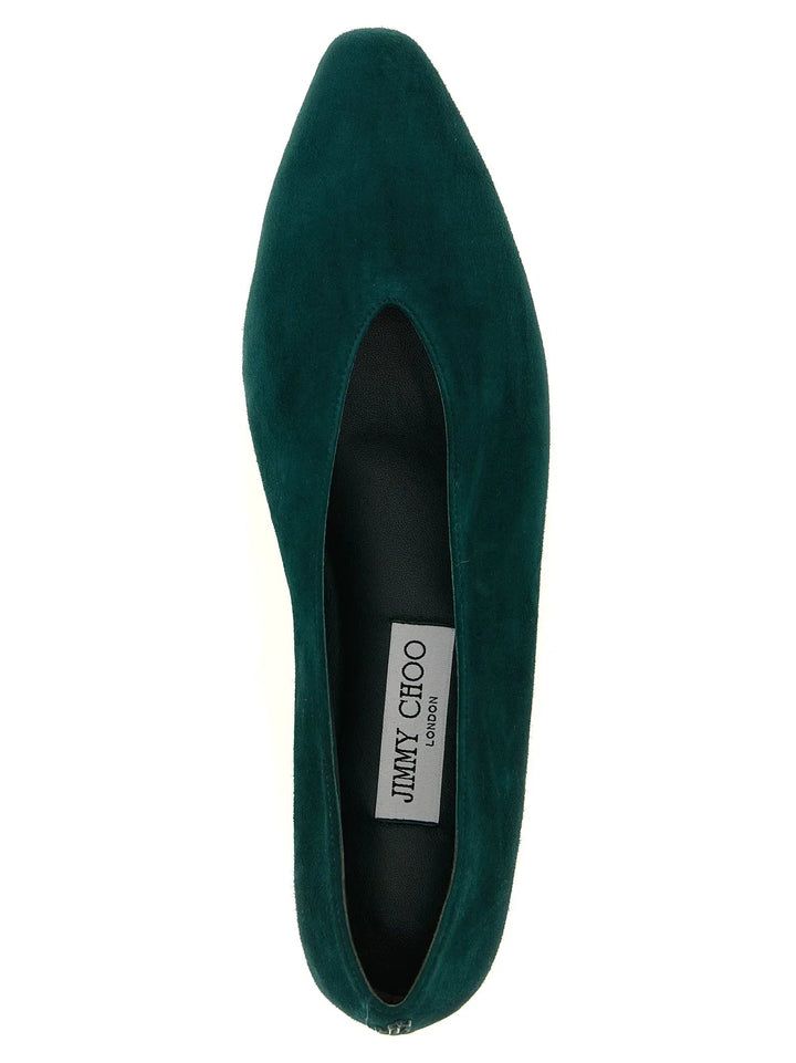 Jimmy Choo Sample Sale | Jimmy Choo Bicolor Leather Ballet Flats - | Designer outlet