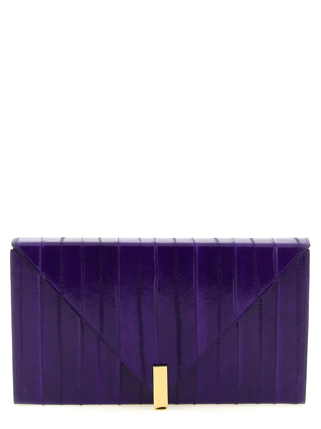 Giuseppe Zanotti Sample Sale | Giuseppe Zanotti Purple Leather Clutch Bag - | Designer outlet