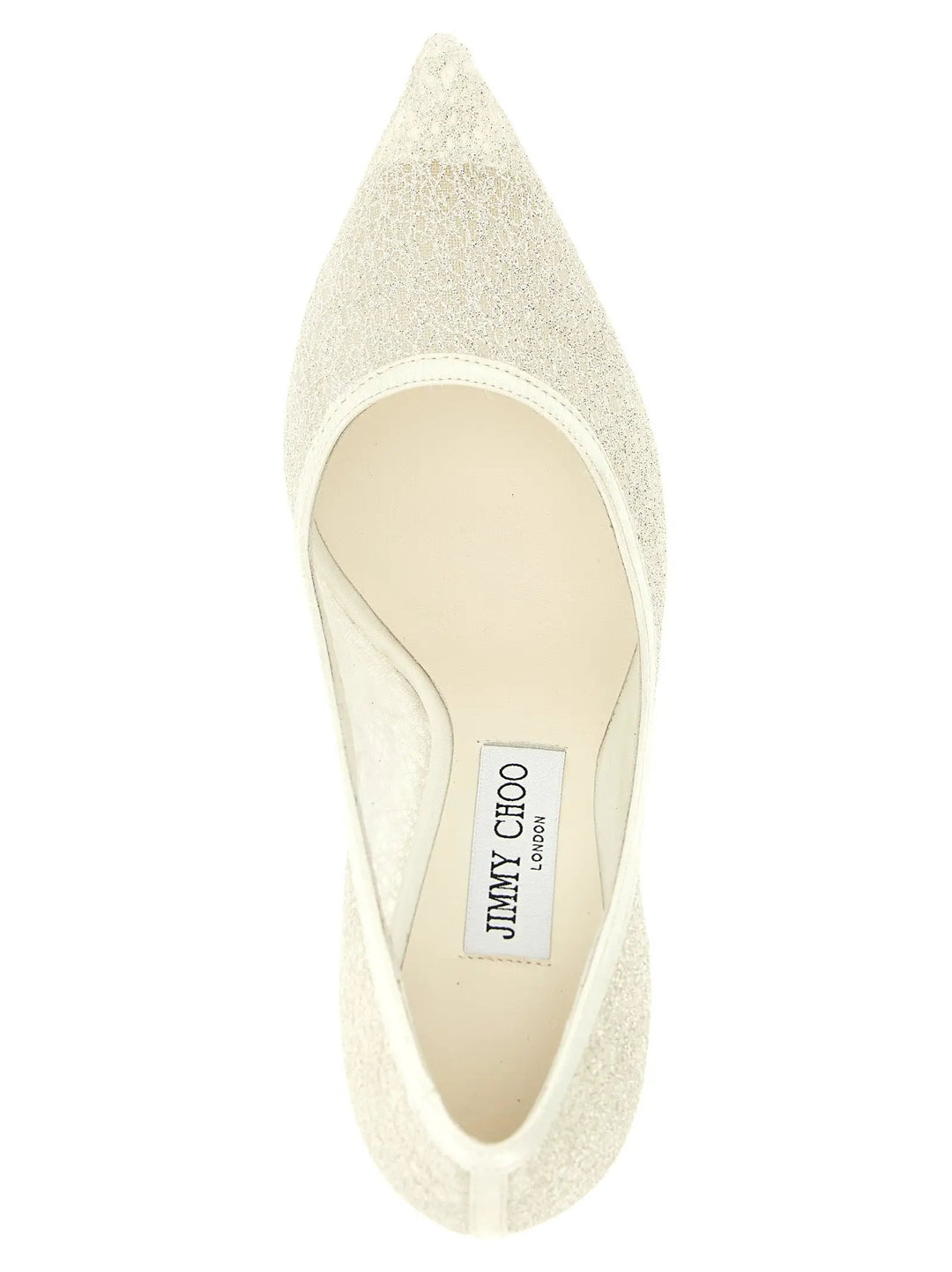 Jimmy Choo Sample Sale | Jimmy Choo White Tencel High Heel Pumps - | Designer outlet