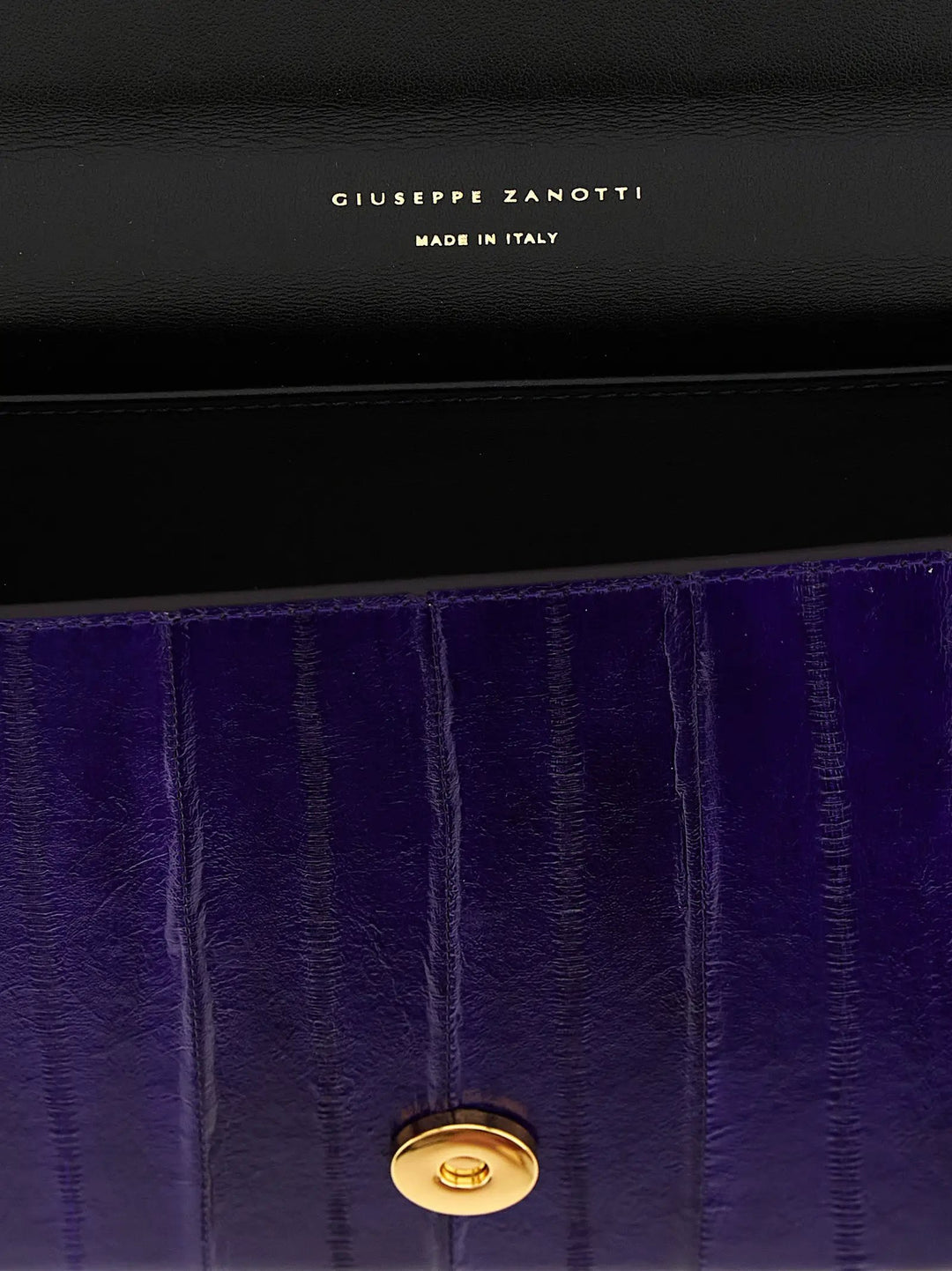 Giuseppe Zanotti Sample Sale | Giuseppe Zanotti Purple Leather Clutch Bag - | Designer outlet