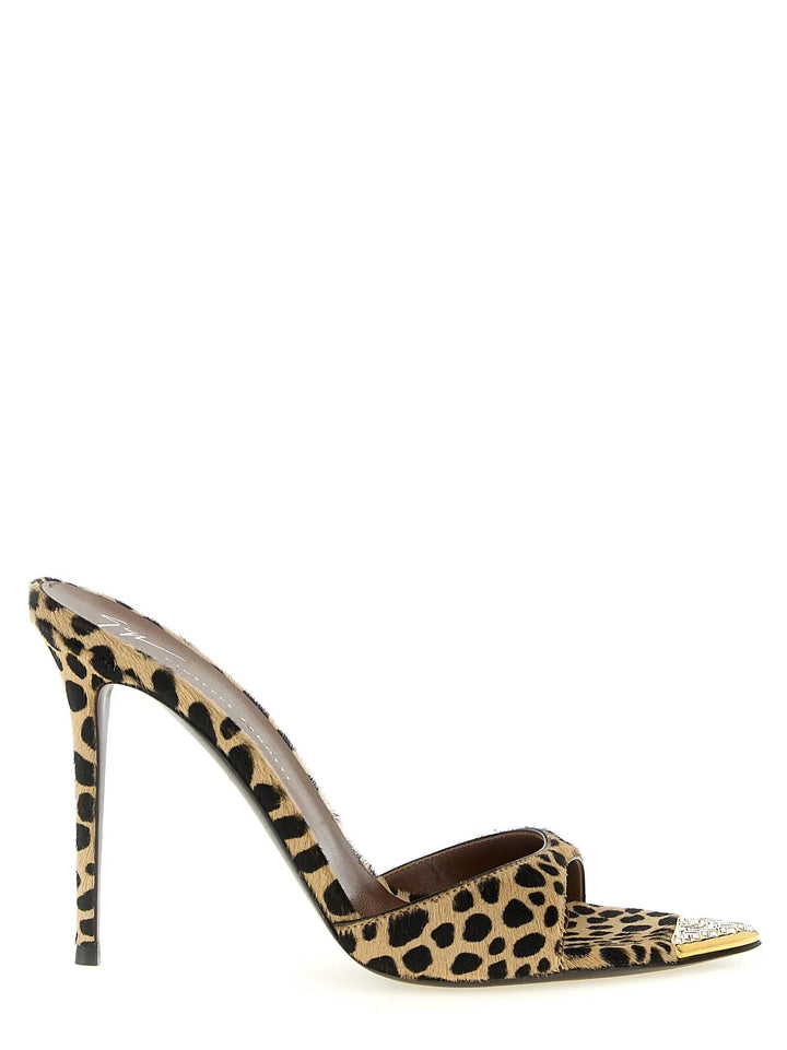 Giuseppe Zanotti Sample Sale | Giuseppe Zanotti Multicolor Calfskin Stiletto Heel Sandals - | Designer outlet