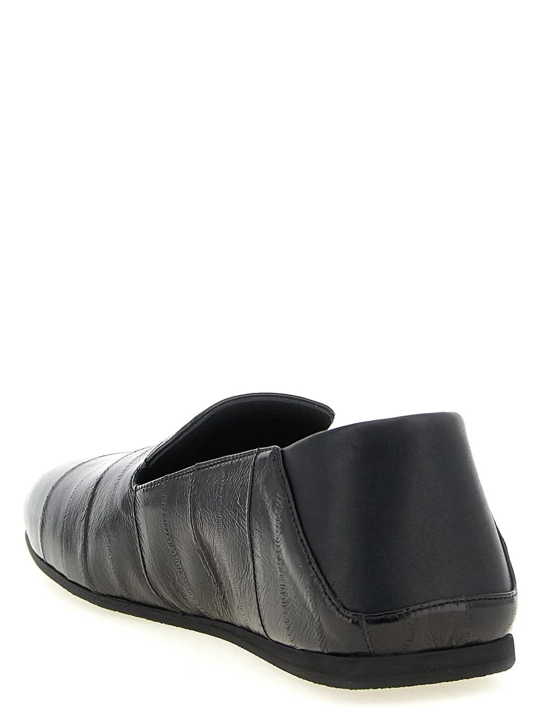 Giuseppe Zanotti Sample Sale | Giuseppe Zanotti Black Leather Slip-On Loafers - | Designer outlet