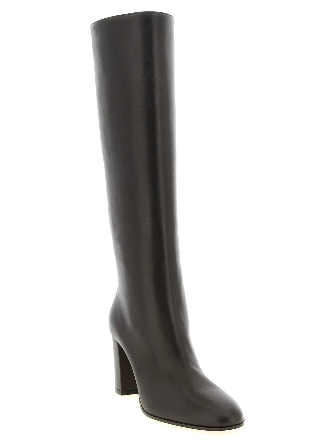 Gianvito Rossi Sample Sale | Gianvito Rossi Brown Calfskin Over The Knee - | Designer outlet