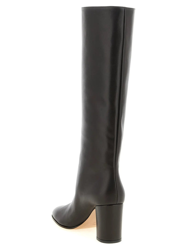 Gianvito Rossi Sample Sale | Gianvito Rossi Brown Calfskin Over The Knee - | Designer outlet