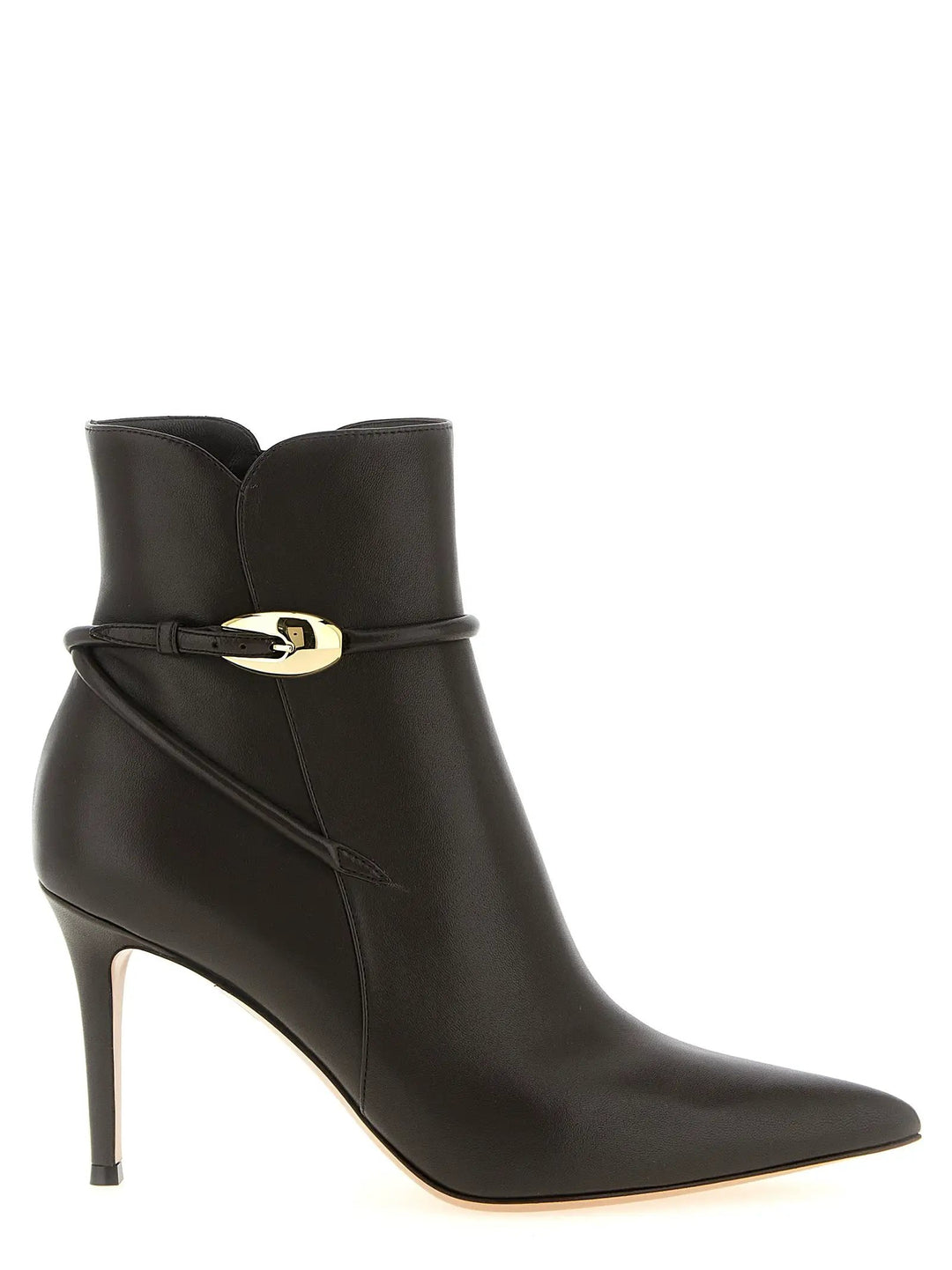 Gianvito Rossi Sample Sale | Gianvito Rossi Brown Lamb Leather Ankle Boots - | Designer outlet