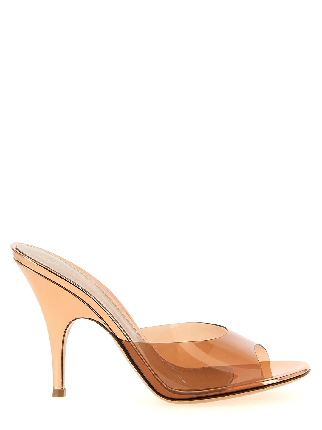 Gianvito Rossi Sample Sale | Gianvito Rossi Orange Polyethylene Stiletto Heel Sandals - | Designer outlet