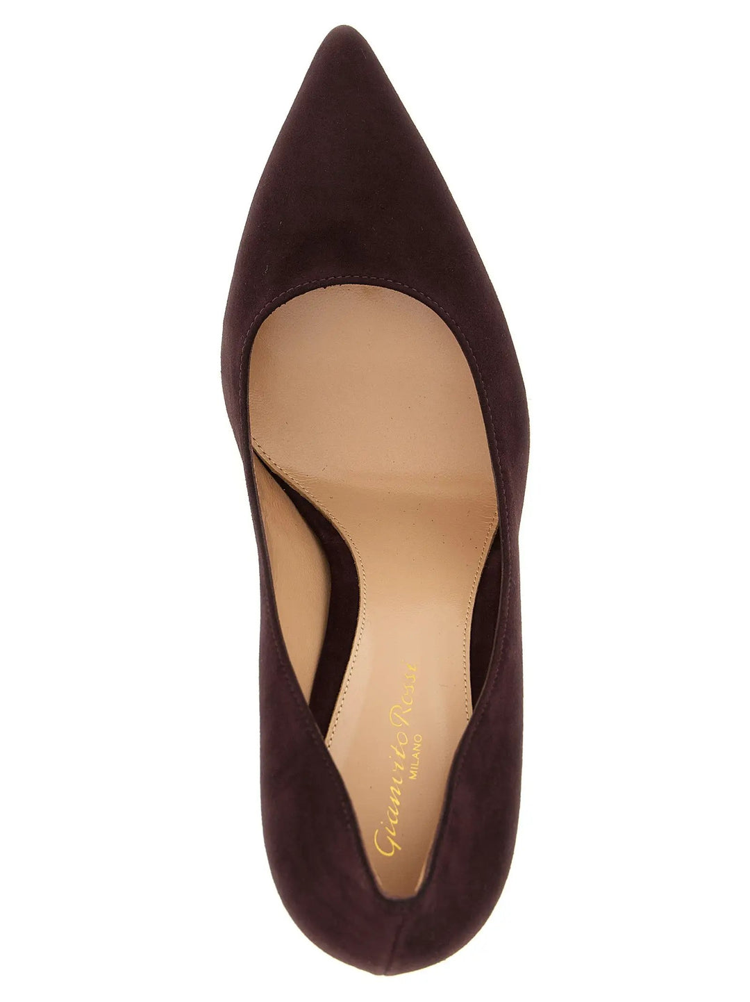 Gianvito Rossi Sample Sale | Gianvito Rossi Bordeaux Suede Leather High Heel Pumps - | Designer outlet