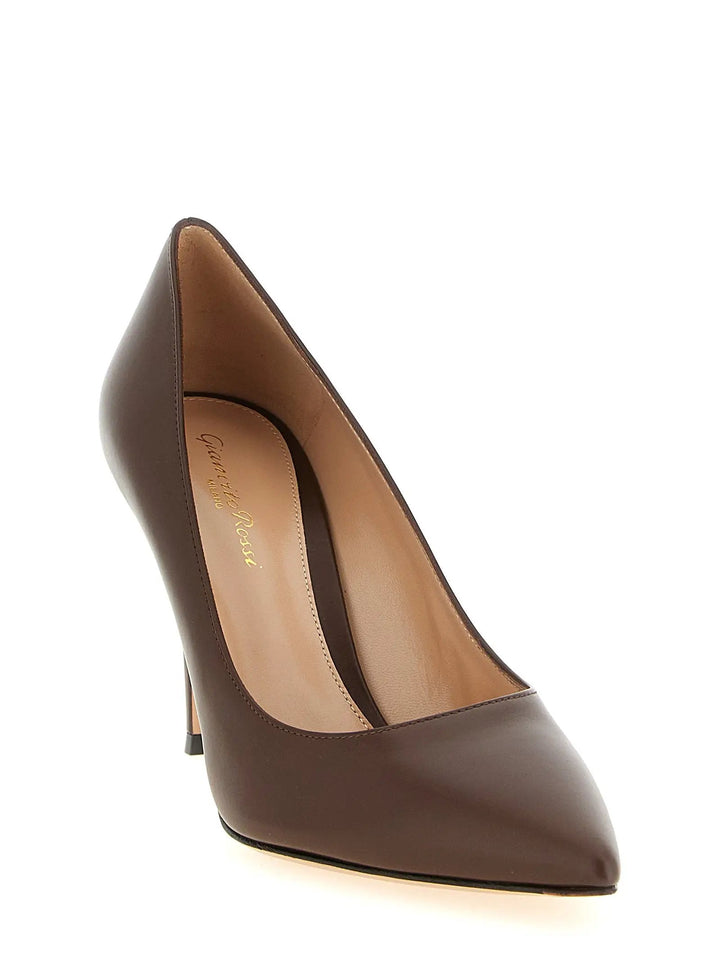 Gianvito Rossi Sample Sale | Gianvito Rossi Brown Calfskin High Heel Pumps - | Designer outlet