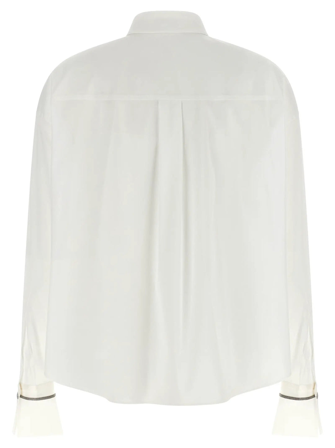 Brunello Cucinelli Sample Sale | Brunello Cucinelli White Cotton Blouse - | Designer outlet