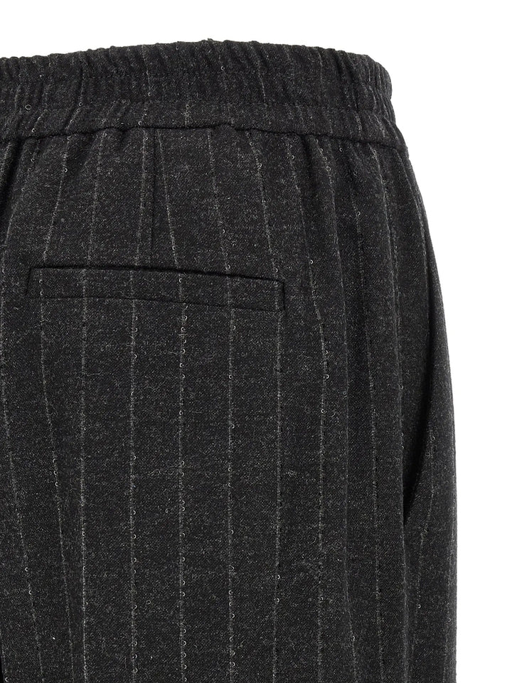 Brunello Cucinelli Sample Sale | Brunello Cucinelli Gray Virgin Wool Casual Pants - | Designer outlet