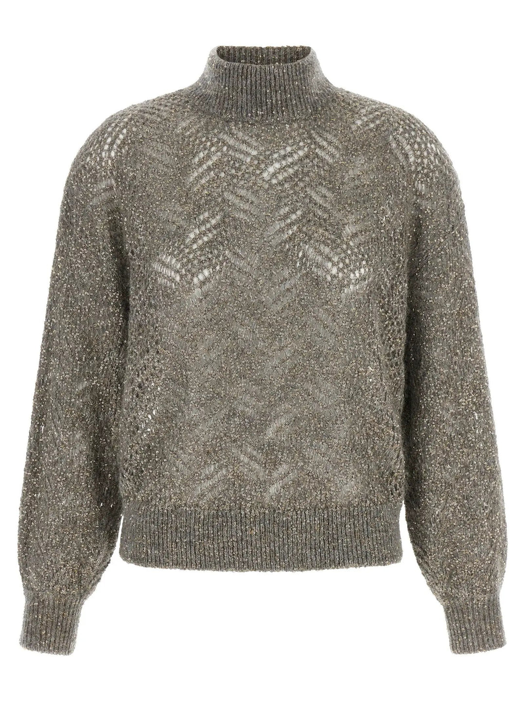 Brunello Cucinelli Sample Sale | Brunello Cucinelli Gray Polyamide Cardigan - | Designer outlet